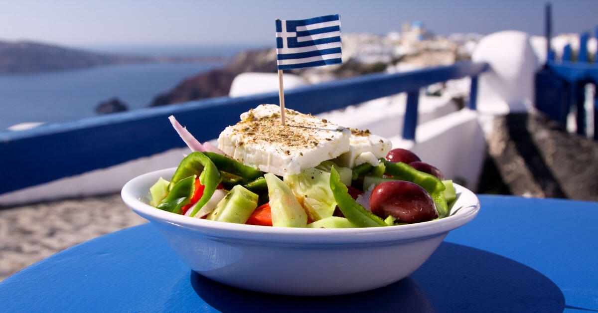 Yunan Salatası - Greek Salad - Komşuda Ne Oluyor